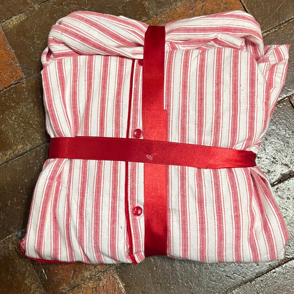 XXL Charter Club White and Red Striped Pajama Set - Picture 4 of 4